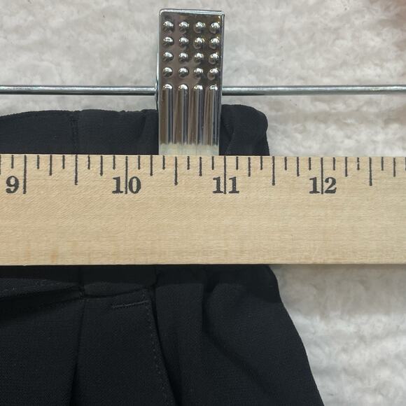 Lululemon Pants Womens 2 Black Noir Crop Wide Leg Waist Tie Mid Rise Pleated - Picture 7 of 10